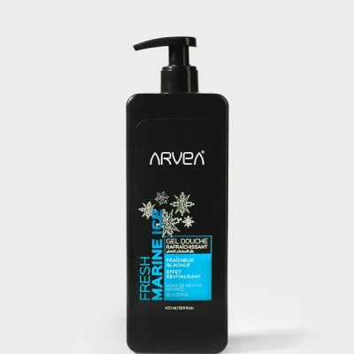 Arvea Nature Cooling Shower Gel Fresh Marine Ice 400 ML Kuwait ارفيا نيتشر كويلنغ شاور جل فريش مارين ايس 400 مل الكويت