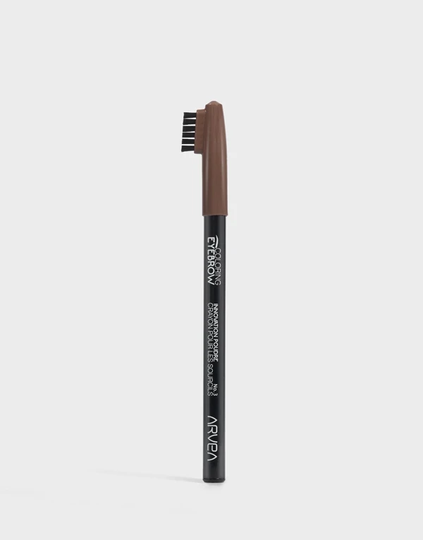 Arvea Nature Eyebrow Dark Brown No 3 Kuwait 3 ارفيا نيتشر قلم حواجب بنى غامق اى برو براون رقم 3 الكويت 1