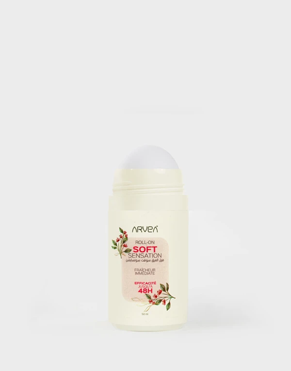 Arvea Nature Roll Soft Sensation For Women Kuwait 1 ارفيا نيتشر مزيل عرق رول اون سوفت سينسيشن الكويت