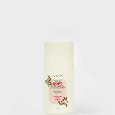 Arvea Nature Roll Soft Sensation For Women Kuwait ارفيا نيتشر مزيل عرق رول اون سوفت سينسيشن الكويت