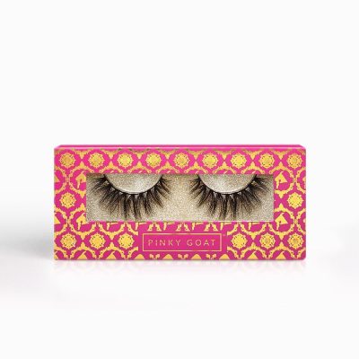 Pinky goat Kenza Vegan 3d Silk Lashes Kuwait رموش بينكي جوت كنزا فيجان 3 دي سيلك لاشيز الكويت