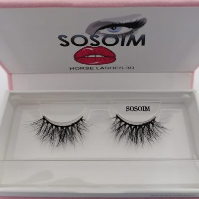 SOSOIM Horse Lashes 3D No. 5 Pink Box Kuwait رموش سوسو ايام هورس لاشيز ثرى دى رقم 5 البوكس الوردى الكويت