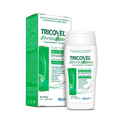 Shampoo Fortifying Anti-Hair fall 200ml - Tricovel Kuwait شامبو تريكوفيل فسيوجينينا علاج تساقط الشعر الكويت