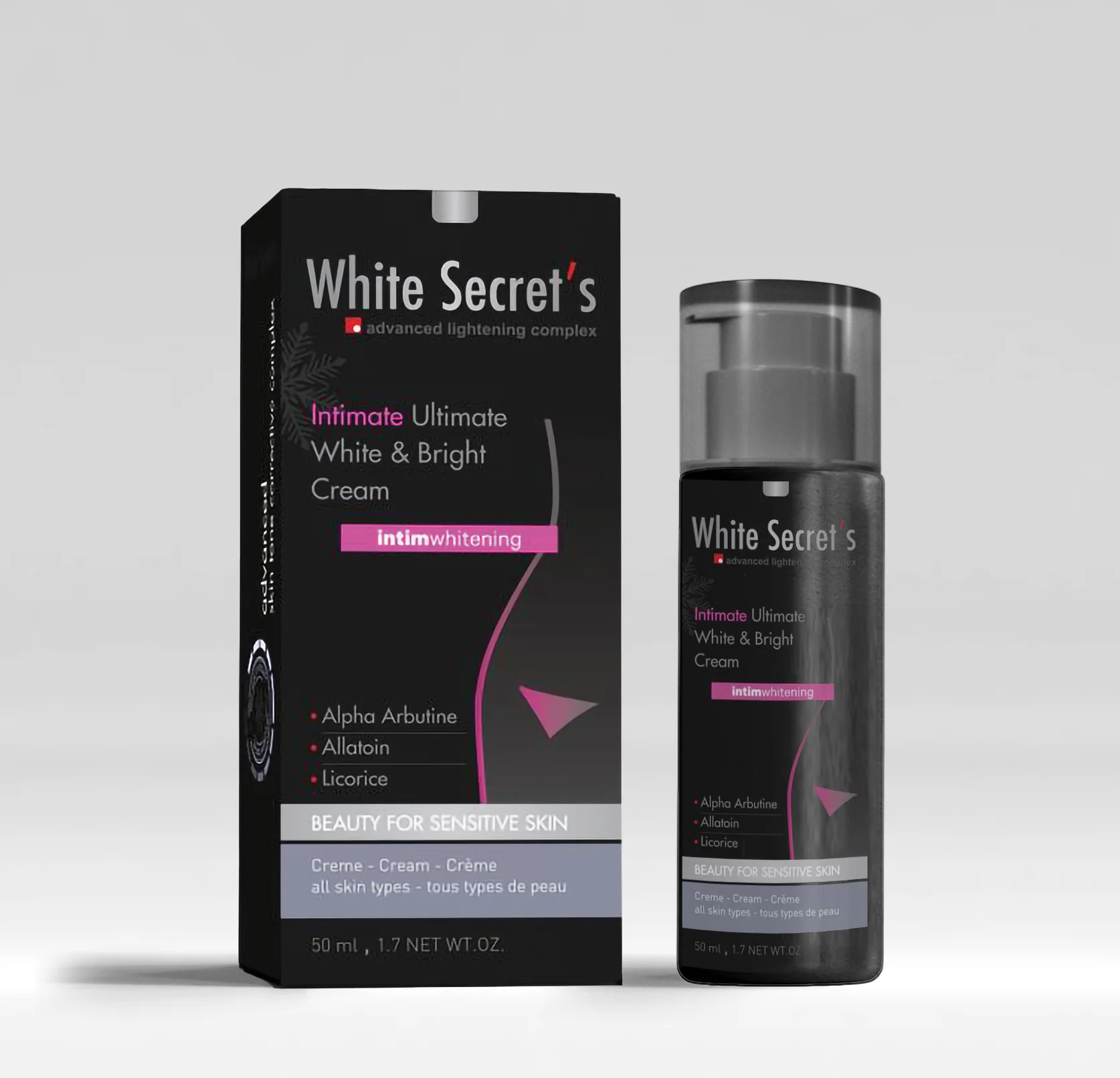 White Secret`s Intimate Ultimate W&B Cream Kuwait Gulf Middle East كريم تبييض المناطق الحساسة وايت سيكريتس التيميت - 50 مل الكويت و الخليج