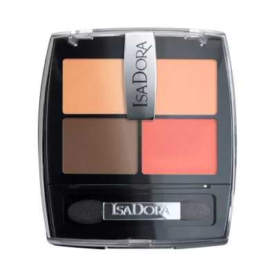 Isadora Eyeshadow Quartet - 22 Vibrant Tangerine Kuwait ازادورا مينى اى شادو كوارتيت 22 فايبرانت تانجرين الكويت 1