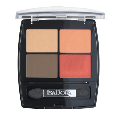 Isadora Eyeshadow Quartet - 22 Vibrant Tangerine Kuwait ازادورا مينى اى شادو كوارتيت 22 فايبرانت تانجرين الكويت