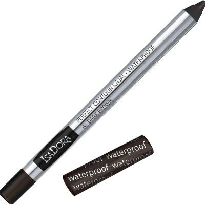 Isadora Waterproof Perfect Contour Kajal 61 Dark Brown Kuwait ازادورا برفكت كنتور كاجال ضد الماء دارك براون بنى غامق الكويت