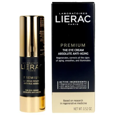 Premium The Eye Cream Absolute Anti-Aging Lierac Ewink Kuwait اي وينك كويت ليراك كريم للعين مضاد للتجاعيد