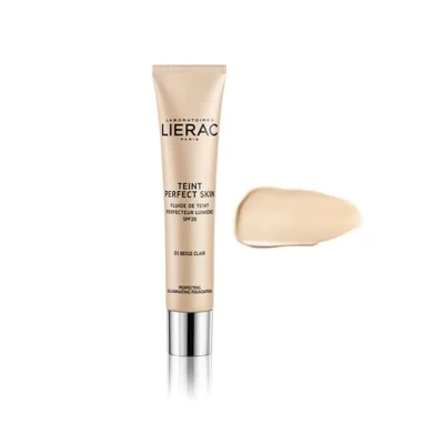Teint Perfect Skin Lierac 01 Light Beige Ewink Kuwait أي وينك كويت تينت بيرفكت سكين 01 بيج فاتح – من لييراك