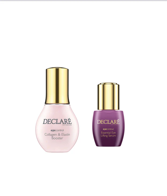 Declare Package Offer Collagen Elastin Booster Serum Essential Eye lifting عرض باكج شد ورفع البشرة ديكلاريه سيروم الكولاجين والإيلاستين و سيروم أساسي لشد العين 15مل الكويت