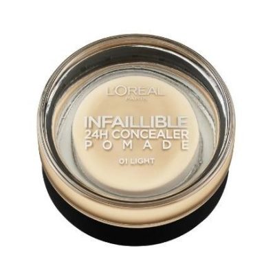 Buy Loreal 01 Light Infaillible 24H Concealer Pomade Ewink Kuwait Gulf اشترى لوريال كونسيلر 01 لايت انفيليبل بوميد 24 ساعة اى وينك الكويت و الخليج