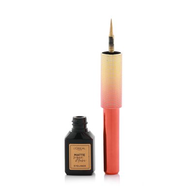 Buy Loreal 10 Gold Matte Signature Eyeliner Ewink Kuwait Gulf Middle East اشترى لوريال ايلاينر سائل 10 جولد سيجنيتشر من اى وينك الكويت