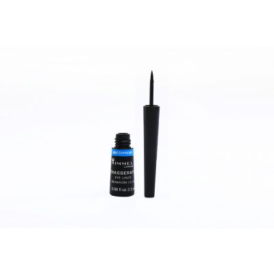 Rimmel Waterproof Exaggerate Eye Liner 003 Black Ewink Kuwait Gulf Middle East ريميل ايلاينر سائل ضد الماء اكساجيريت 003 اسود الكويت و الخليج