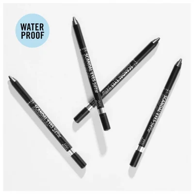Rimmel Waterproof Kohl Kajal Scandal Eyes 001 Black Ewink Kuwait Gulf Middle East ريميل قلم كحل كاجال سكاندال ايز ضد الماء 001 اسود الكويت و الخليج 2