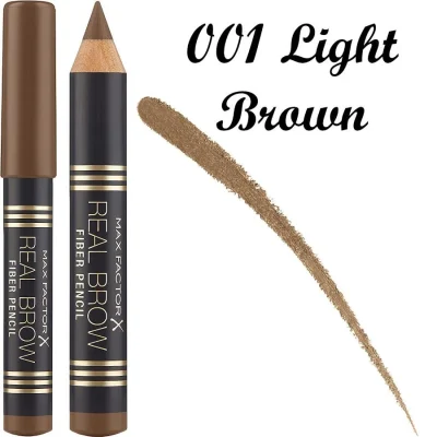 Max Factor 001 Light Brown Real Brow Fiber Pencil Ewink Kuwait Gulf اشترى ماكس فاكتور قلم حواجب فايبر لايت براون 001 اى وينك الكويت و الخليج
