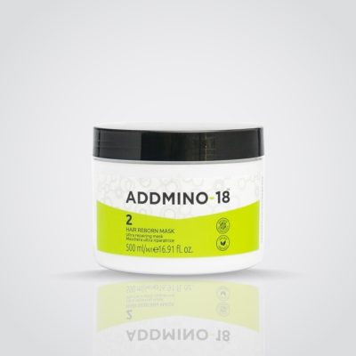 Addmino-18 - (2) Hair Reborn Mask - (Ultra Repair) - 500ml Kuwait Gulf Middle East هير ريبورن ماسك الشعر لإصلاح الشعر التالف 500 مل ادمينو - 18 الكويت و الخليج