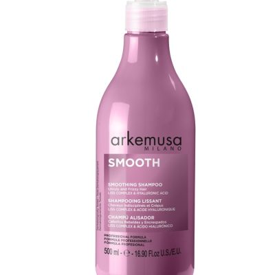 Arkemusa Smooth Shampoo 500 ML Kuwait Gulf Middle East اركيموسا سموث شامبو لتنعيم و ترطيب الشعر المجعد 500 مل الكويت و الخليج الشرق الاوسط