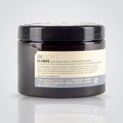 Insight Blonde Cold Reflection Mask 500 ML Kuwait Gulf Middle East قناع إنسايت بلوند كولد ريفليكشن ماسك للشعر الاشقر و المصبوغ 500 مل الكويت الخليج الشرق الأوسط