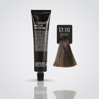 Insight Incolor 7.11 Deep Ash Blond 100 ML Kuwait Gulf Middle East صبغة شعر إنسايت إنكولور 7.11 ديب اش بلوند أشقر داكن 100 مل الكويت الخليج الشرق الأوسط